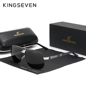 KINGSEVEN 2022   Men's Sunglasses Polarized UV400 Protection Driving Sun Glasses Male Oculos de sol N7621