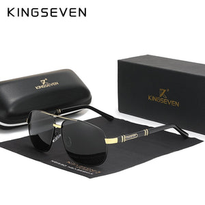 KINGSEVEN 2022   Men's Sunglasses Polarized UV400 Protection Driving Sun Glasses Male Oculos de sol N7621