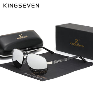 KINGSEVEN 2022   Men's Sunglasses Polarized UV400 Protection Driving Sun Glasses Male Oculos de sol N7621