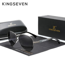 Load image into Gallery viewer, KINGSEVEN 2022  Trend Quality Titanium Alloy Men's Sunglasses Polarized Sun glasses Women Pilot Mirror Eyewear Oculos de sol