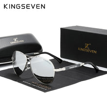 Load image into Gallery viewer, KINGSEVEN 2022  Trend Quality Titanium Alloy Men's Sunglasses Polarized Sun glasses Women Pilot Mirror Eyewear Oculos de sol