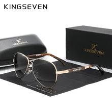 Load image into Gallery viewer, KINGSEVEN 2022  Trend Quality Titanium Alloy Men's Sunglasses Polarized Sun glasses Women Pilot Mirror Eyewear Oculos de sol