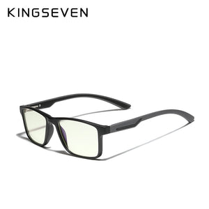 KINGSEVEN 2023 TR90 Trending  Blue Light Blocking Glasses Men Myopia Prescription Optical Eyeglasses