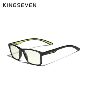 KINGSEVEN 2023 TR90 Trending  Blue Light Blocking Glasses Men Myopia Prescription Optical Eyeglasses