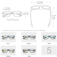 Load image into Gallery viewer, KINGSEVEN 2023 TR90 Trending  Blue Light Blocking Glasses Men Myopia Prescription Optical Eyeglasses