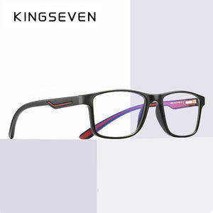 KINGSEVEN 2023 TR90 Trending  Blue Light Blocking Glasses Men Myopia Prescription Optical Eyeglasses