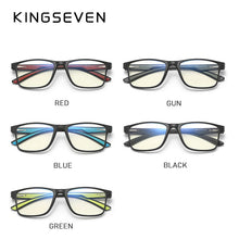 Load image into Gallery viewer, KINGSEVEN 2023 TR90 Trending  Blue Light Blocking Glasses Men Myopia Prescription Optical Eyeglasses
