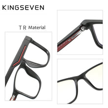 Load image into Gallery viewer, KINGSEVEN 2023 TR90 Trending  Blue Light Blocking Glasses Men Myopia Prescription Optical Eyeglasses