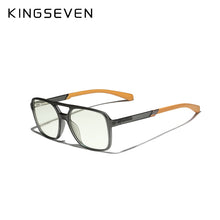 Load image into Gallery viewer, KINGSEVEN 2023 TR90 Retro Ray Blue Light Blocking Glasses For Men Women Support custom prescription lenses  Computer Glasses