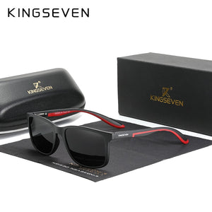 KINGSEVEN 2023 Ultra Light TR90 Sunglasses Men Polarized TAC Anti-Burst Cat.3 Lens Driving Sun Glasses Women Sports Eeywear