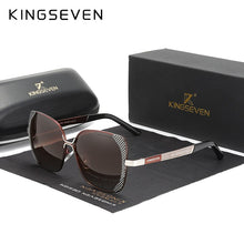 Load image into Gallery viewer, KINGSEVEN 2023 Upgrade Design Women&#39;s Polarized Gradient Lens Sunglasses Ladies Butterfly Sun Glasses For Women Female N7011