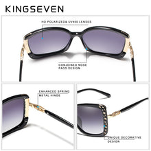 Load image into Gallery viewer, KINGSEVEN 2023 Women&#39;s Brand Designer Polarized Sunglasses Butterfly Frame Summer Gradient Lens Sun glasses Retro 7215