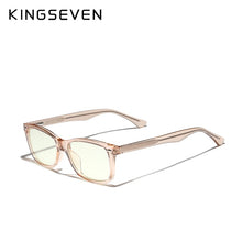 Load image into Gallery viewer, KINGSEVEN 2023TR90 Glasses Frame Men Ultralight Square Myopia Prescription Eyeglasses 2023 Blue Light Blocking Computer Glasses