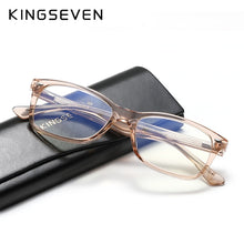 Load image into Gallery viewer, KINGSEVEN 2023TR90 Glasses Frame Men Ultralight Square Myopia Prescription Eyeglasses 2023 Blue Light Blocking Computer Glasses