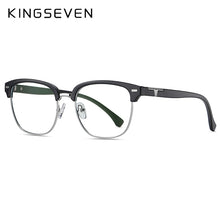 Load image into Gallery viewer, KINGSEVEN 2023 Anti-Blu-ray Glasses Square Prescription Glasses Transparent Lenses Eyewear