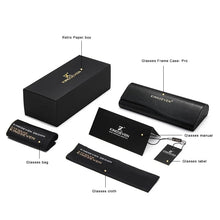 Load image into Gallery viewer, KINGSEVEN 2023 Anti-Blu-ray Glasses Square Prescription Glasses Transparent Lenses Eyewear