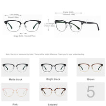 Load image into Gallery viewer, KINGSEVEN 2023 Anti-Blu-ray Glasses Square Prescription Glasses Transparent Lenses Eyewear