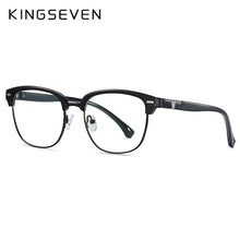 Load image into Gallery viewer, KINGSEVEN 2023 Anti-Blu-ray Glasses Square Prescription Glasses Transparent Lenses Eyewear