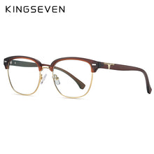 Load image into Gallery viewer, KINGSEVEN 2023 Anti-Blu-ray Glasses Square Prescription Glasses Transparent Lenses Eyewear
