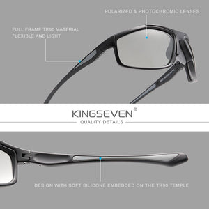 KINGSEVEN 2023 Riding Sunglasses Polarized Sports Cycling Glasses Goggles Bicycle Mountain Glasses Men's Women Outdoor Eyewear