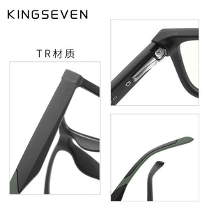 KINGSEVEN 2023 TR90 Art Anti-Blue-ray Glasses Unisex Prescription Optical Glasses for Myopia