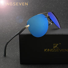 Carica l'immagine nel visualizzatore di Gallery, KINGSEVEN Aluminum Magnesium Polarized Sunglasses Men Driver Mirror Sun glasses Male Fishing Female Eyewear For Men