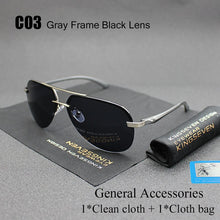 Carica l'immagine nel visualizzatore di Gallery, KINGSEVEN Aluminum Magnesium Polarized Sunglasses Men Driver Mirror Sun glasses Male Fishing Female Eyewear For Men