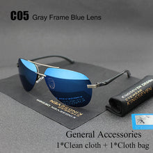 Carica l'immagine nel visualizzatore di Gallery, KINGSEVEN Aluminum Magnesium Polarized Sunglasses Men Driver Mirror Sun glasses Male Fishing Female Eyewear For Men