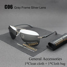 Carica l'immagine nel visualizzatore di Gallery, KINGSEVEN Aluminum Magnesium Polarized Sunglasses Men Driver Mirror Sun glasses Male Fishing Female Eyewear For Men