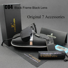 Carica l'immagine nel visualizzatore di Gallery, KINGSEVEN Aluminum Magnesium Polarized Sunglasses Men Driver Mirror Sun glasses Male Fishing Female Eyewear For Men