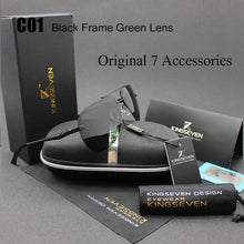 Carica l'immagine nel visualizzatore di Gallery, KINGSEVEN Aluminum Magnesium Polarized Sunglasses Men Driver Mirror Sun glasses Male Fishing Female Eyewear For Men