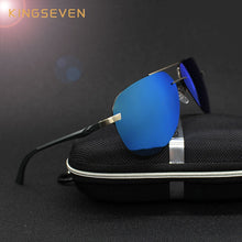 Carica l'immagine nel visualizzatore di Gallery, KINGSEVEN Aluminum Magnesium Polarized Sunglasses Men Driver Mirror Sun glasses Male Fishing Female Eyewear For Men