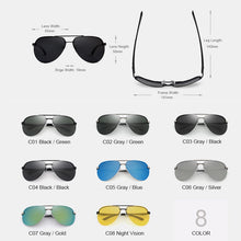 Carica l'immagine nel visualizzatore di Gallery, KINGSEVEN Aluminum Magnesium Polarized Sunglasses Men Driver Mirror Sun glasses Male Fishing Female Eyewear For Men
