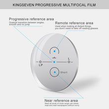 Load image into Gallery viewer, KINGSEVEN Anti-Blu-ray Progressive Multifocal Lenses Prescription Myopia Lens 1.56 1.61 1.67 Glasses Lense