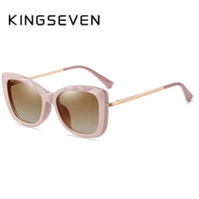 Carica l&#39;immagine nel visualizzatore di Gallery, KINGSEVEN Anti-Blue-ray Glasses For Women Detachable Retro Glasses Frame Magnetic UV Blocking Eyewear 9585