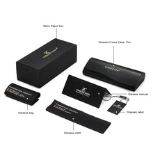 Carica l&#39;immagine nel visualizzatore di Gallery, KINGSEVEN Anti-Blue-ray Glasses For Women Detachable Retro Glasses Frame Magnetic UV Blocking Eyewear 9585