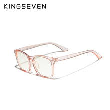 Load image into Gallery viewer, KINGSEVEN  Anti Light Glasses Square Prescription Eyeglasses Clear Lens Computer Glasses Women/Men