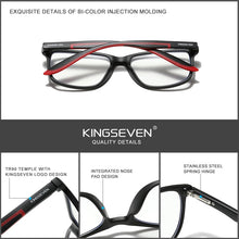 Load image into Gallery viewer, KINGSEVEN Blue Light Blocking Glasses For Men Women Computer Gaming Anti Radiation Blue Ray Blocking Eyewear Blocker Eyeglasses