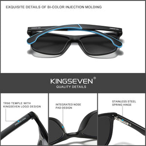 KINGSEVEN Brand 2023 Men's Sunglasses Polarized Lens TAC Anti-Burst Cat.3 Driving For Women Sun Glasses Sports Eeywear