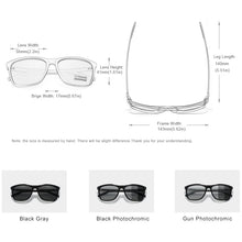 Load image into Gallery viewer, KINGSEVEN Brand Aluminum Frame Sunglasses Men Polarized Pochromic Sun glasses Women&#39;s Glasses Accessories