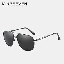 Carica l&#39;immagine nel visualizzatore di Gallery, KINGSEVEN occhiali da sole polarizzati classici di marca da uomo guida con montatura in lega occhiali da sole occhiali da uomo UV400 Gafas 