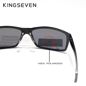 KINGSEVEN Brand Design Aluminum Magnesium Sunglasses Men Polarized Driving Eyewear For Men UV400 Oculos N7021