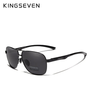 KINGSEVEN Brand Design Polarized Aluminum Sunglasses Male Driving Blue Mirror Sun glasses for Men Goggles Eyewear Gafas De Sol