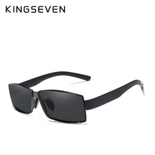 Load image into Gallery viewer, KINGSEVEN Brand Design Rimless Polarized Sunglasses Men Driver Shades Male Sun Glasses For Men Rectangle UV400 Oculo