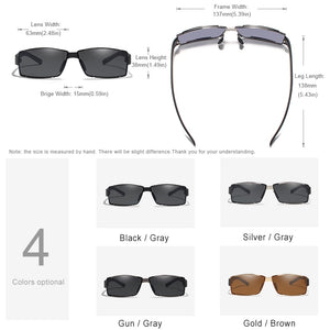 KINGSEVEN Brand Design Rimless Polarized Sunglasses Men Driver Shades Male Sun Glasses For Men Rectangle UV400 Oculo