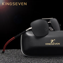 Load image into Gallery viewer, KINGSEVEN Brand Designer Men's Aluminum Magnesium Sun Glasses Polarized Mirror lens Male Eyewear Sunglasses For Men gafas