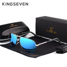 Load image into Gallery viewer, KINGSEVEN Brand Men's Aluminum Magnesium Sun Glasses Polarized UV400 Sun Glasses oculos Male Eyewear Sunglasses For Men N725