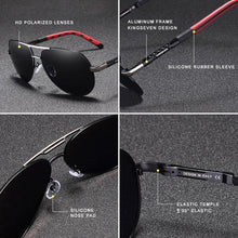 Load image into Gallery viewer, KINGSEVEN Brand Men&#39;s Aluminum Magnesium Sun Glasses Polarized UV400 Sun Glasses oculos Male Eyewear Sunglasses For Men N725