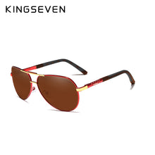 Load image into Gallery viewer, KINGSEVEN Brand Men's Aluminum Magnesium Sun Glasses Polarized UV400 Sun Glasses oculos Male Eyewear Sunglasses For Men N725