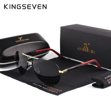 Load image into Gallery viewer, KINGSEVEN Brand Men's Aluminum Magnesium Sun Glasses Polarized UV400 Sun Glasses oculos Male Eyewear Sunglasses For Men N725